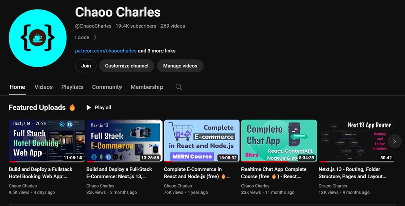Chaoo Charles 频道