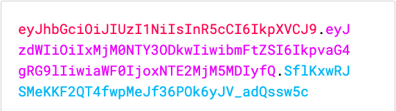 JSON Web Token 示例