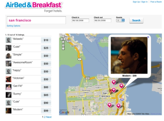 Airbnb 的成功 MVP——AirBed&Breakfast