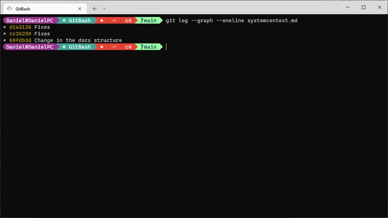 特定文件的 Git 图形输出