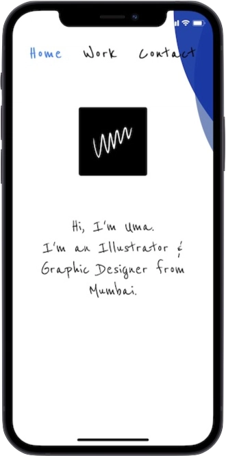 umagoyal.com 已添加到 iPhone X 的主屏幕