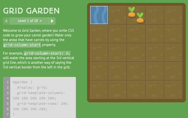 CSSGridGarden