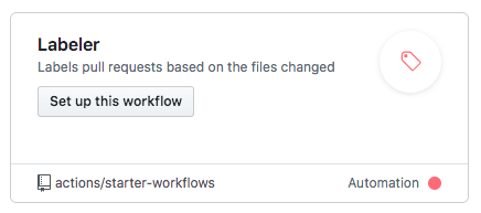 GitHub 市场操作的 Alt 屏幕截图
