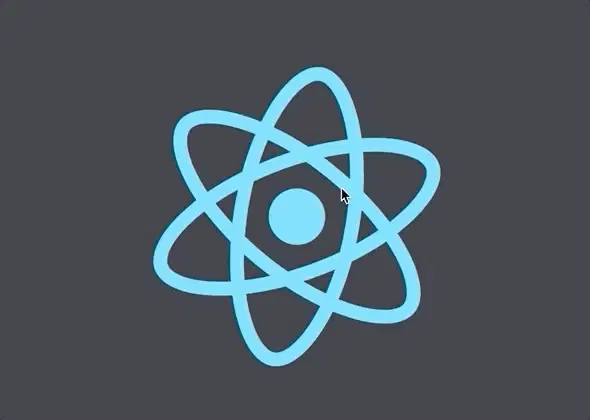 React 徽标交互