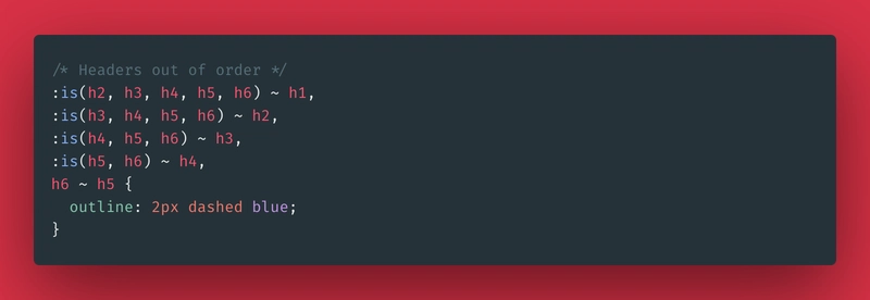 CSS 排序标题