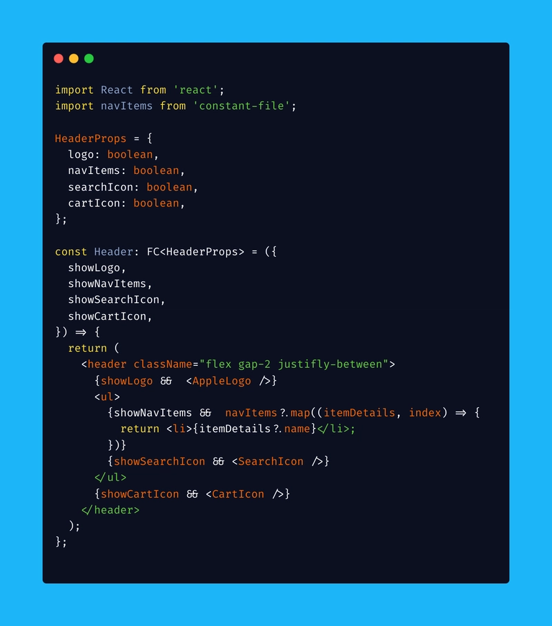 React 代码：Props 组件重载