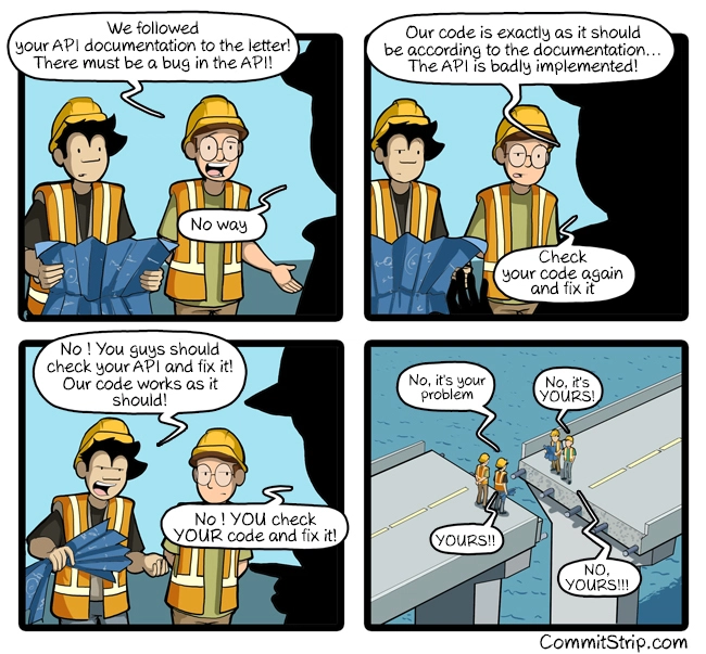 CommitStrip:这并非任何人的错