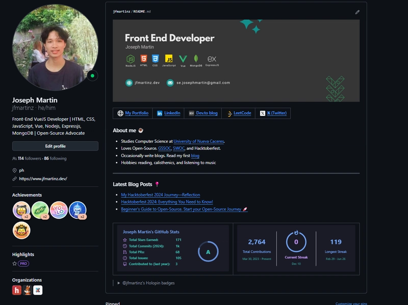 jfmartinz 的 GitHub 个人资料