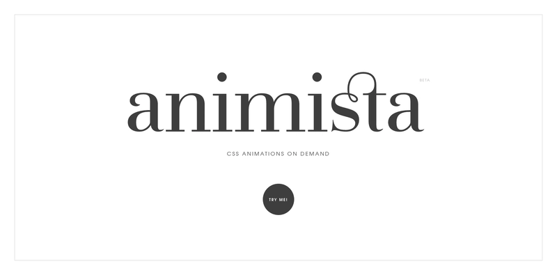 Animista 登陆页面