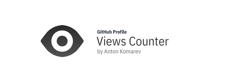 GitHub Profile Views Counter