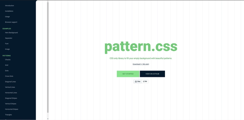 Pattern.css 登陆页面