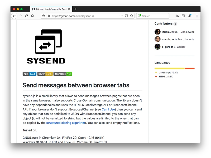 sysend.js