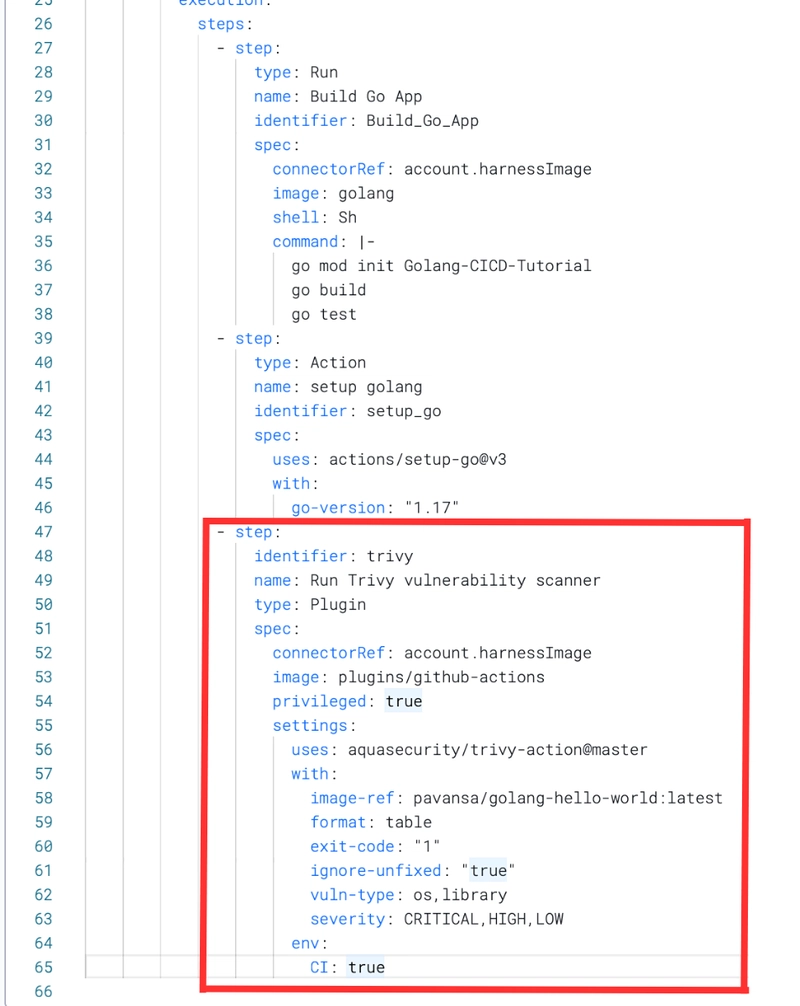 Trivy应用程序仓库