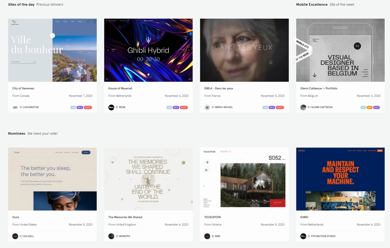 Awwwards 网站奖项