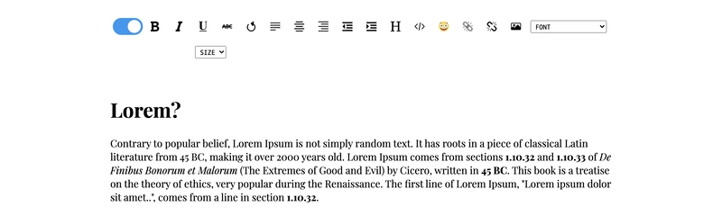 纯 Elm 富文本编辑器