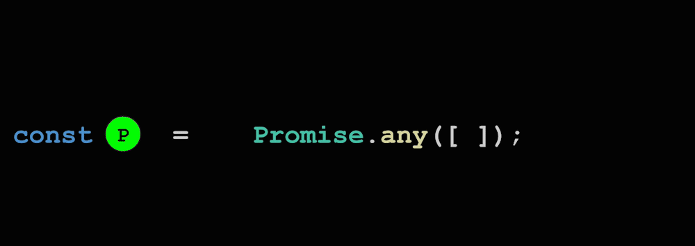 Promise.any - 传递一个空的可迭代对象