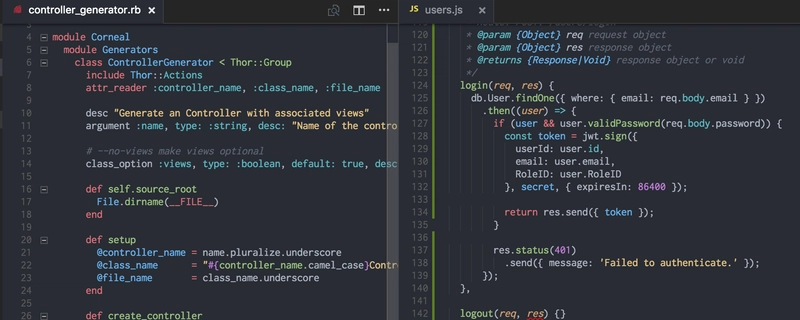 VS Code 的一个 Monokai