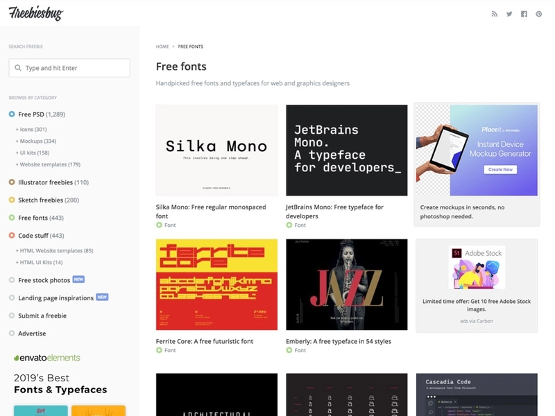 Freebiesbug（免费字体）