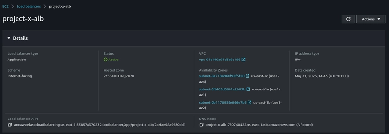 AWS EC2 控制台：负载均衡器