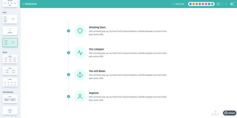Tailblocks 登陆页面