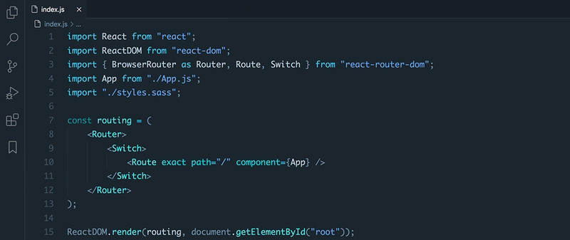 使用城市之光主题的 React 代码片段