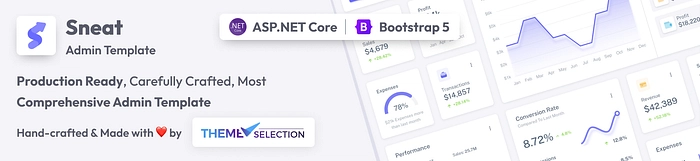 精简的 Asp.NET Core 管理模板