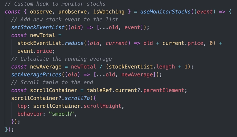将代码移至观察者