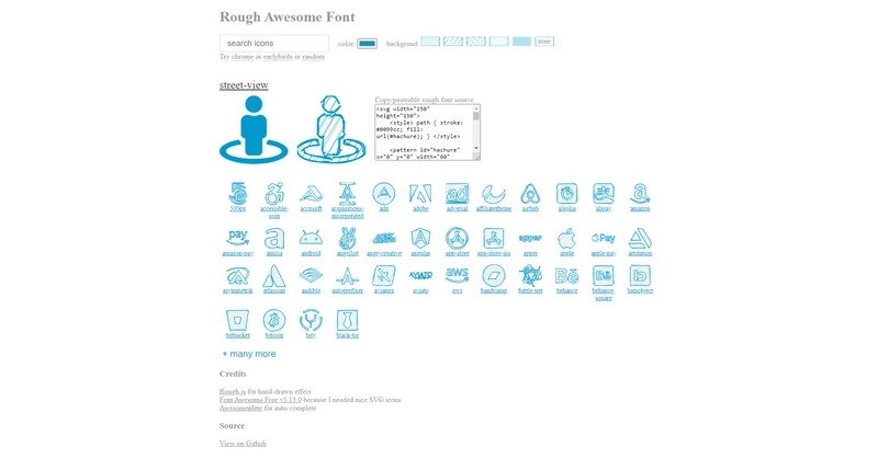 roughfontawesome