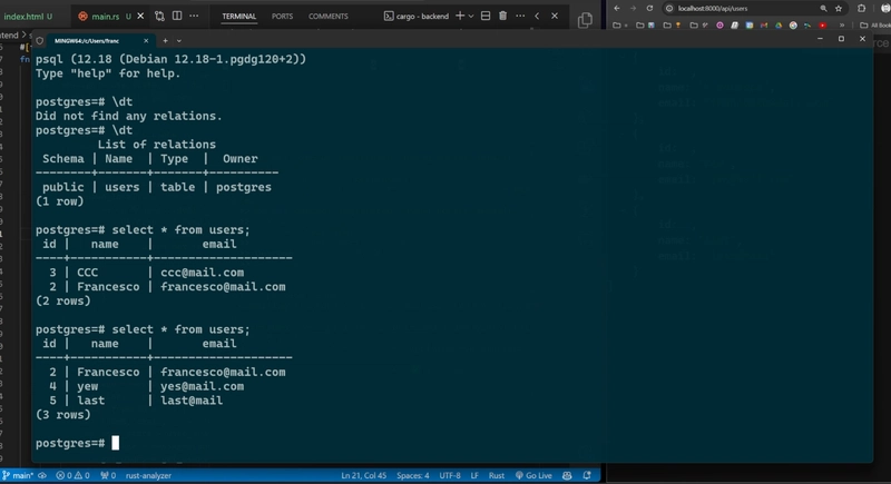 构建 Rust 全栈 Web 应用程序