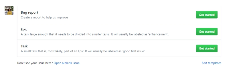 GitHub 问题模板
