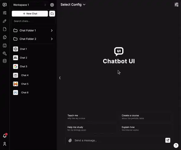 聊天机器人 UI 演示