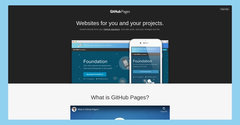 GitHub 页面