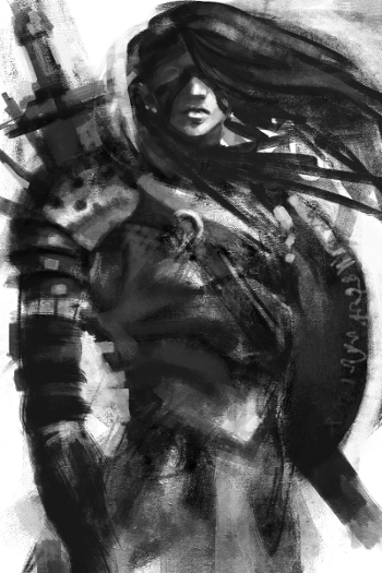 战士素描