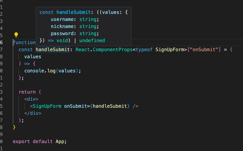 使用 React 组件 props 获取字段类型