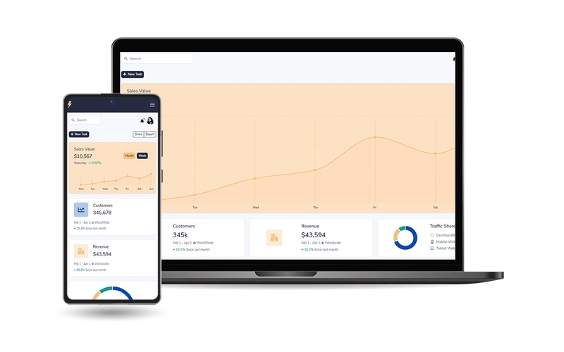 Volt Dashboard - 由 AppSeed 生成的全栈启动器。