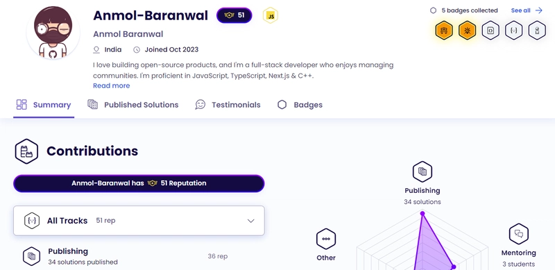 Anmol Baranwal 的个人资料