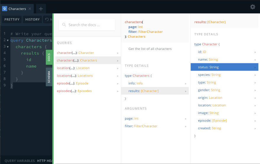 GraphQL 文档