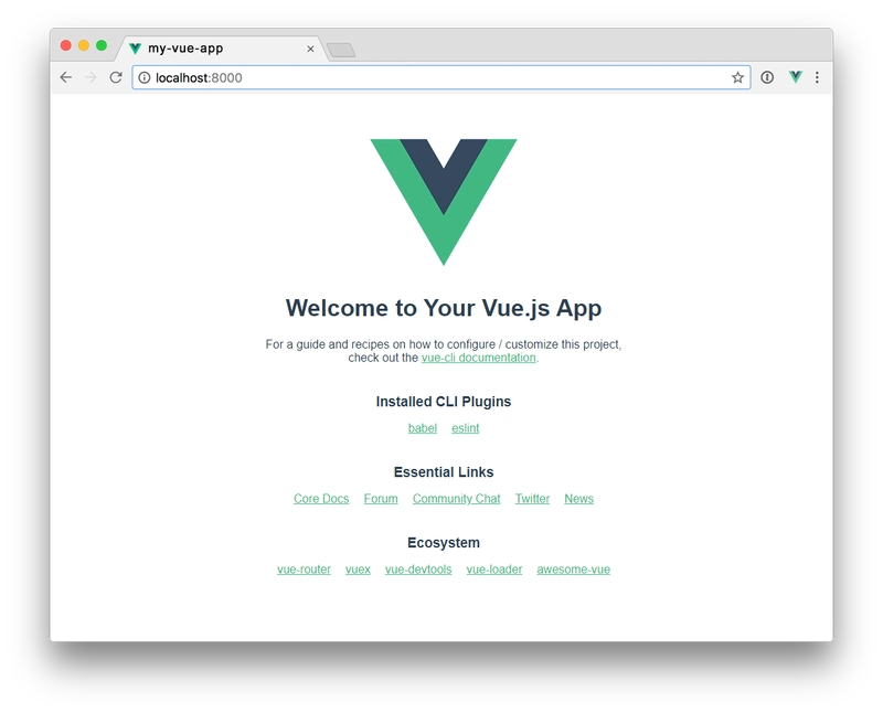 浏览器中的 Vue 应用