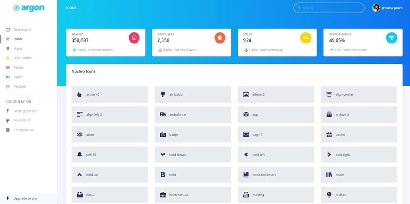 React MUI 模板(开源)- UI 图标页面