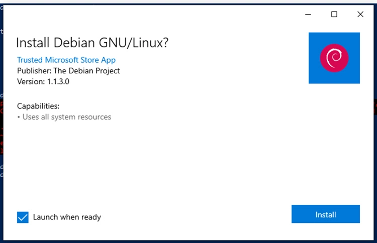 适用于 Linux WSL 的 Windows 子系统