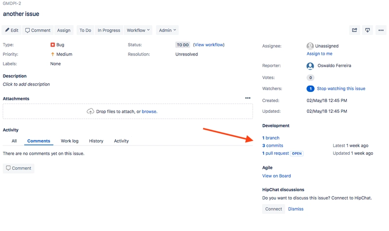Jira 开发面板