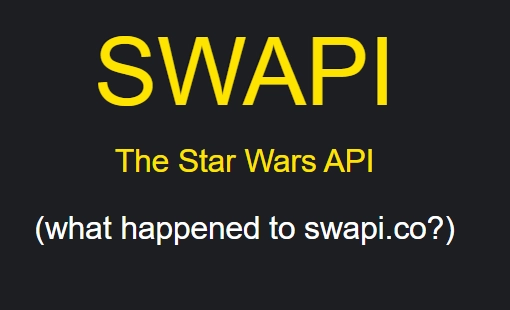 星球大战 API 截图