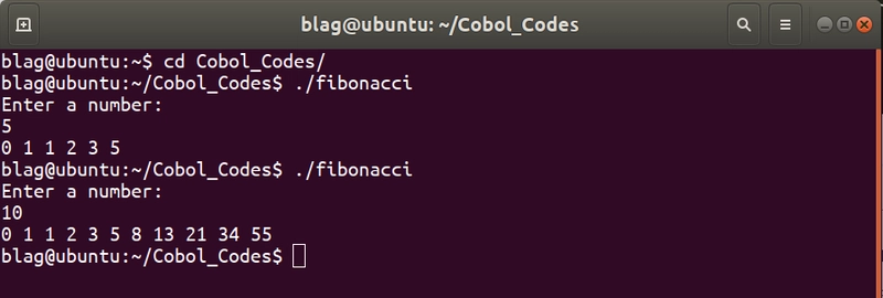 Cobol Exec