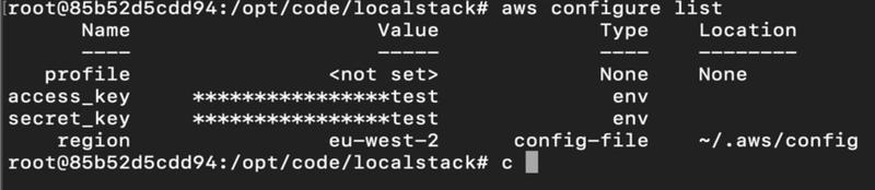 aws 配置