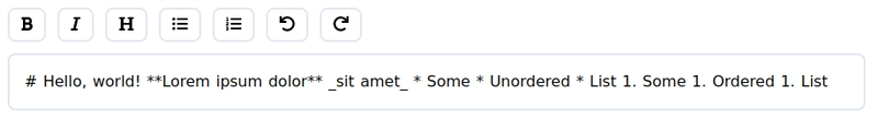 所见即所得的编辑器，带有无格式的 Markdown