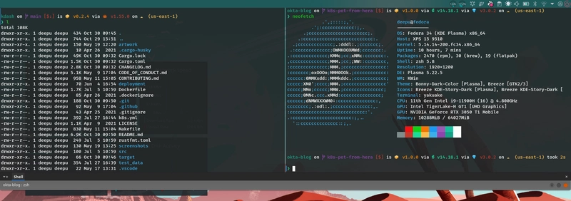 KDE 上的 Yakuake