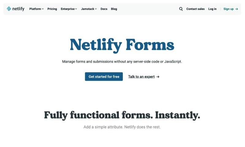 Netlify 表单