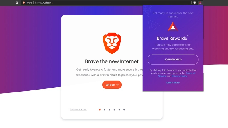 Brave 浏览器实际运行