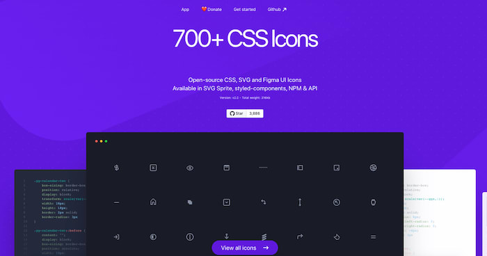 CSS.gg 免费 CSS 图标库