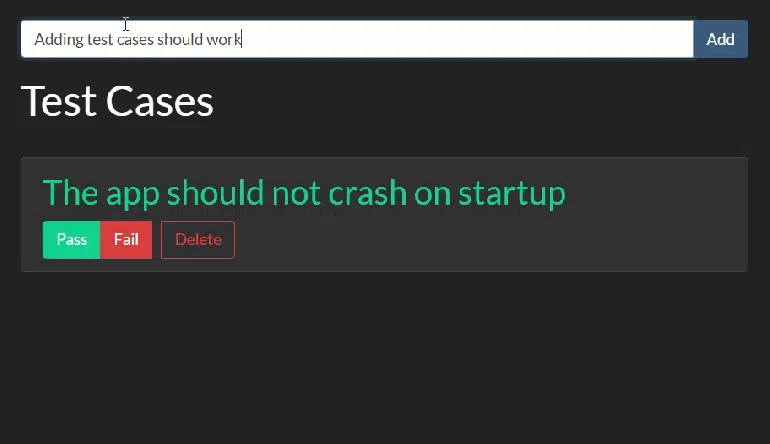 迁移到 TypeScript 后的 JavaScript 应用。所有功能均按预期运行。